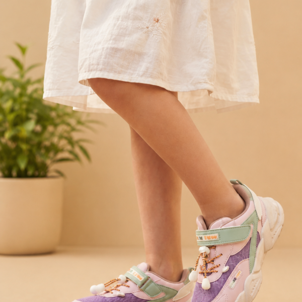Girls Pink Casual Jogger KD1902