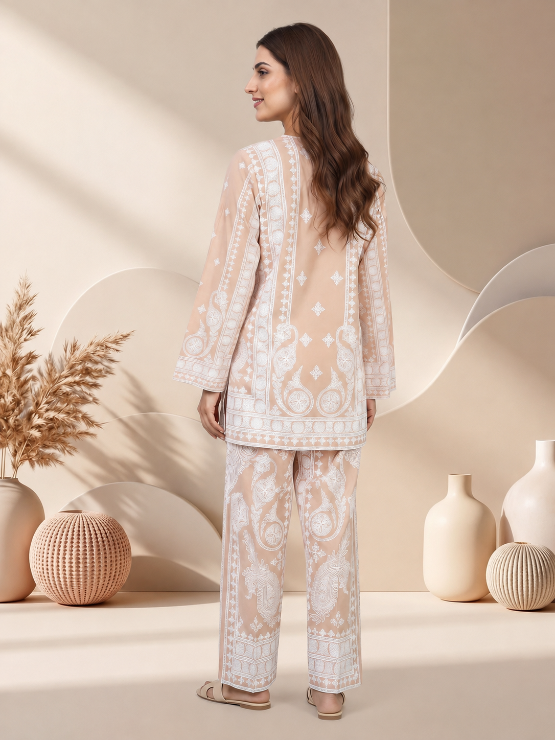 Viscose Cotton Co-ord Set